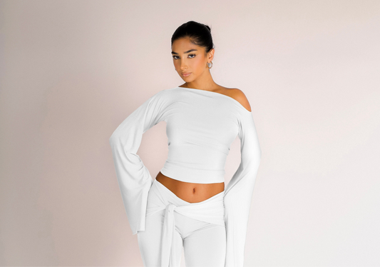 Rae Top White